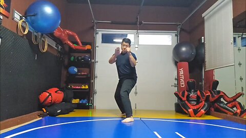WTD Sliding SnapHook Kick to Axe Kick sequential