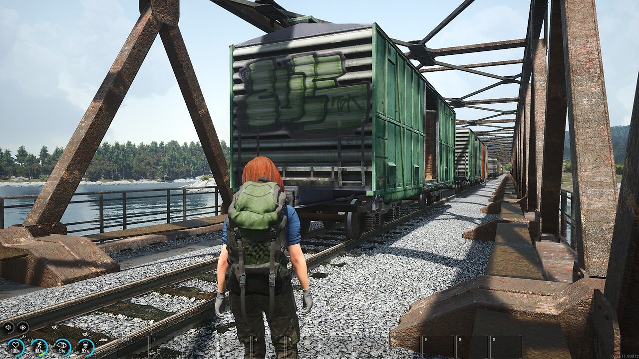 SCUM graffiti train