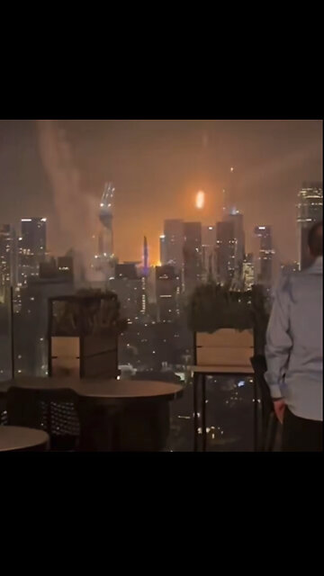 About 100 launches from Iran detected; reports of landings in the Dan bloc in Tel Aviv, Israel