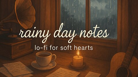 “rainy day notes – lo-fi for soft hearts”