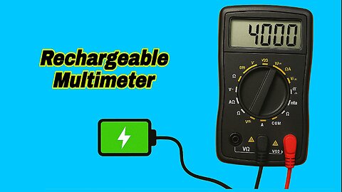 How to Make a 5V Rechargeable Multimeter | DIY Project”
