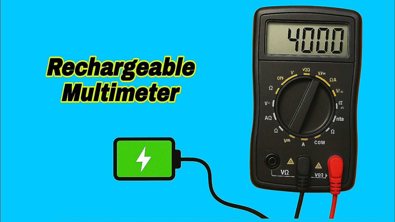 How to Make a 5V Rechargeable Multimeter | DIY Project”