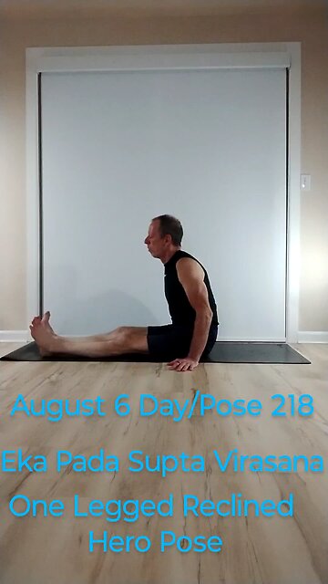 Eka Pada Supta Virasana / One Legged Reclined Hero Pose