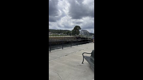 Drawbridge opening for the boats