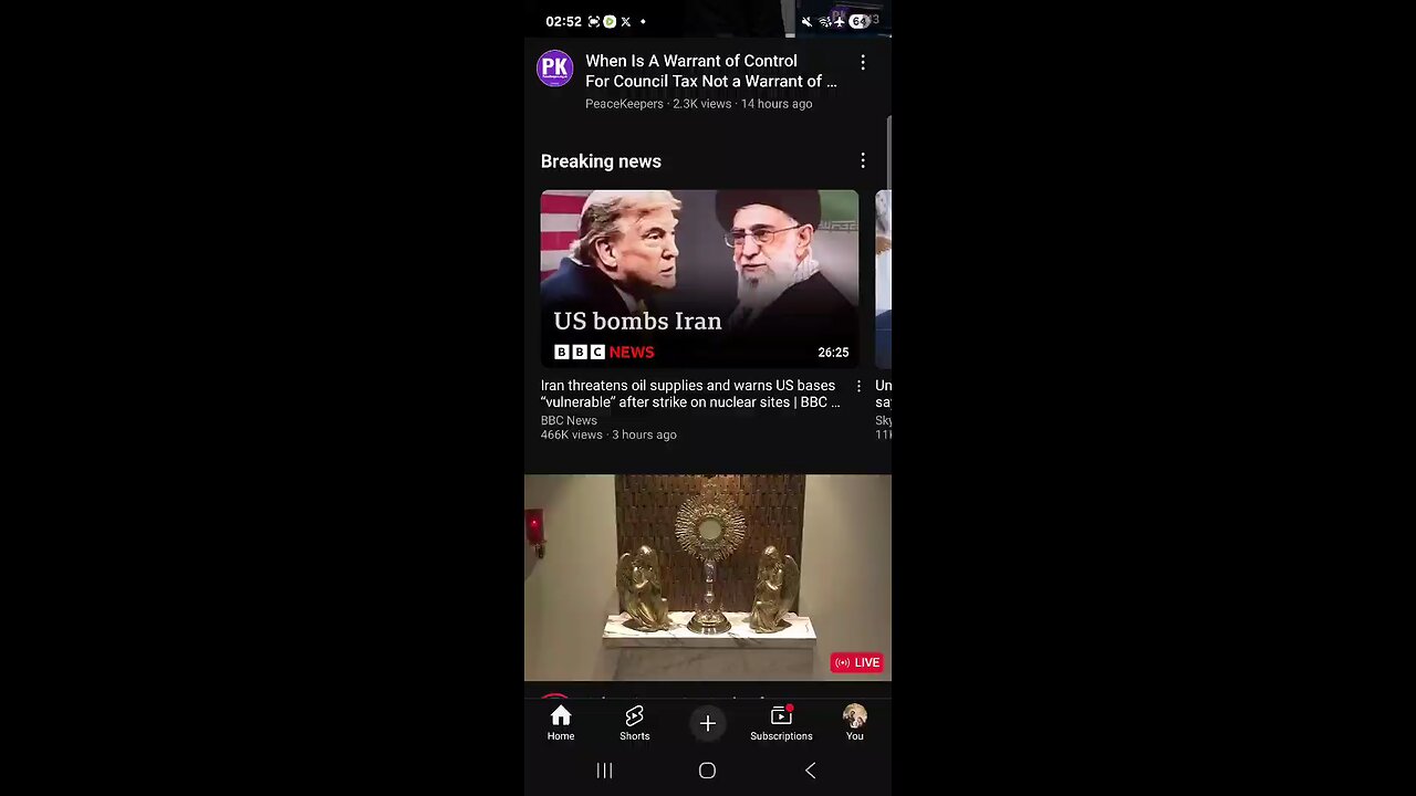 YouTube news topics Iran,USA 23/06/2025