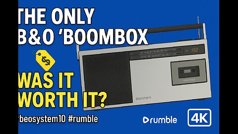 🔊 The Only Bang & Olufsen Boombox? 📻💰 | Beosystem 10: Style Over Substance? 🤔