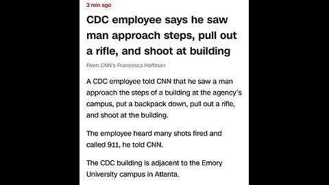 WATCH: New video shows the heavy gunfire at Emory University in Atlanta, Georgia.