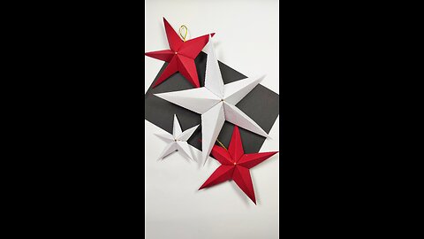 How To Make Handmade Paper Star For Home Decoration