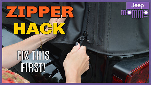 This ONE Trick Fixes Your Jeep Zippers + Cleaning Tips