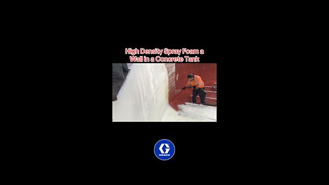 Applying High Density Spray Foam in a Concrete Tank
