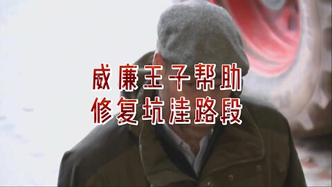 威廉王子帮助修复坑洼路段
