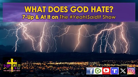 WORD OF THE DAY: PSALM 11:5 - WHAT DOES GOD HATE?