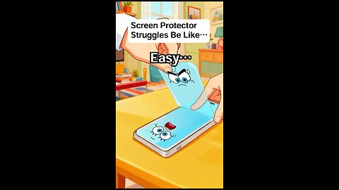 Screen Protector Struggles Be Like...