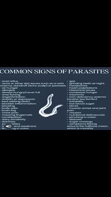 CYSTS ARE BABY PARASITES AND EGGS ACCORDING TO THE LITERATURE 👊