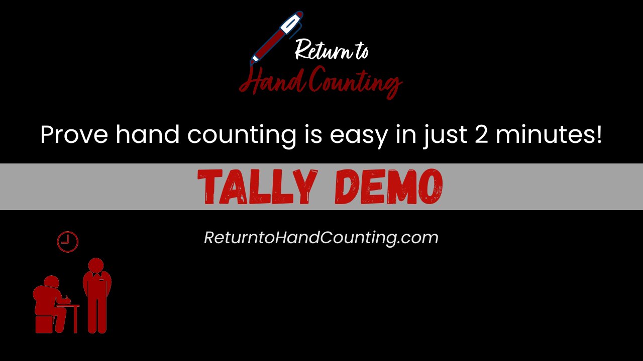 Tally Demo: Prove Hand Counting is Easy in 2 Minutes
