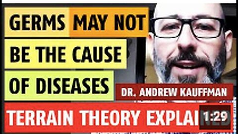 "Disease Causation Not Necessarily Linked to Germs, Asserts MD Andrew Kauffman"