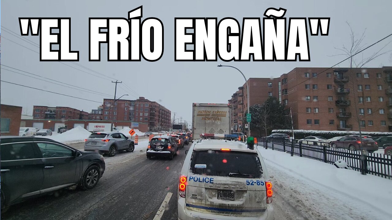 ¿"Bonita la nieve"? Tienes que ver esto... La realidad del invierno canadiense.