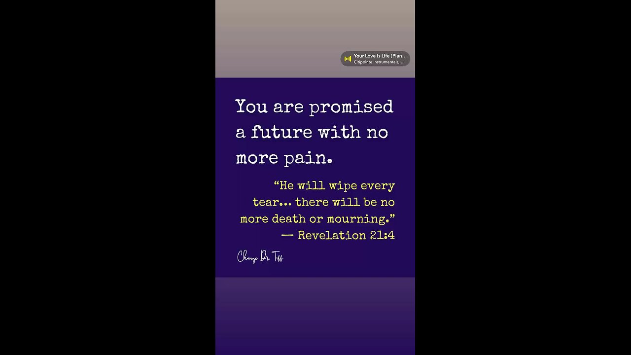 God’s promise is not just for now; it’s forever.