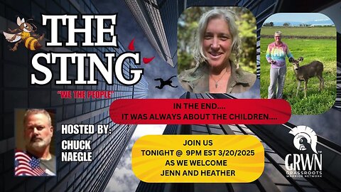 The Sting welcomes Jenn and Heather 3/20/2025 @ 9pm EST