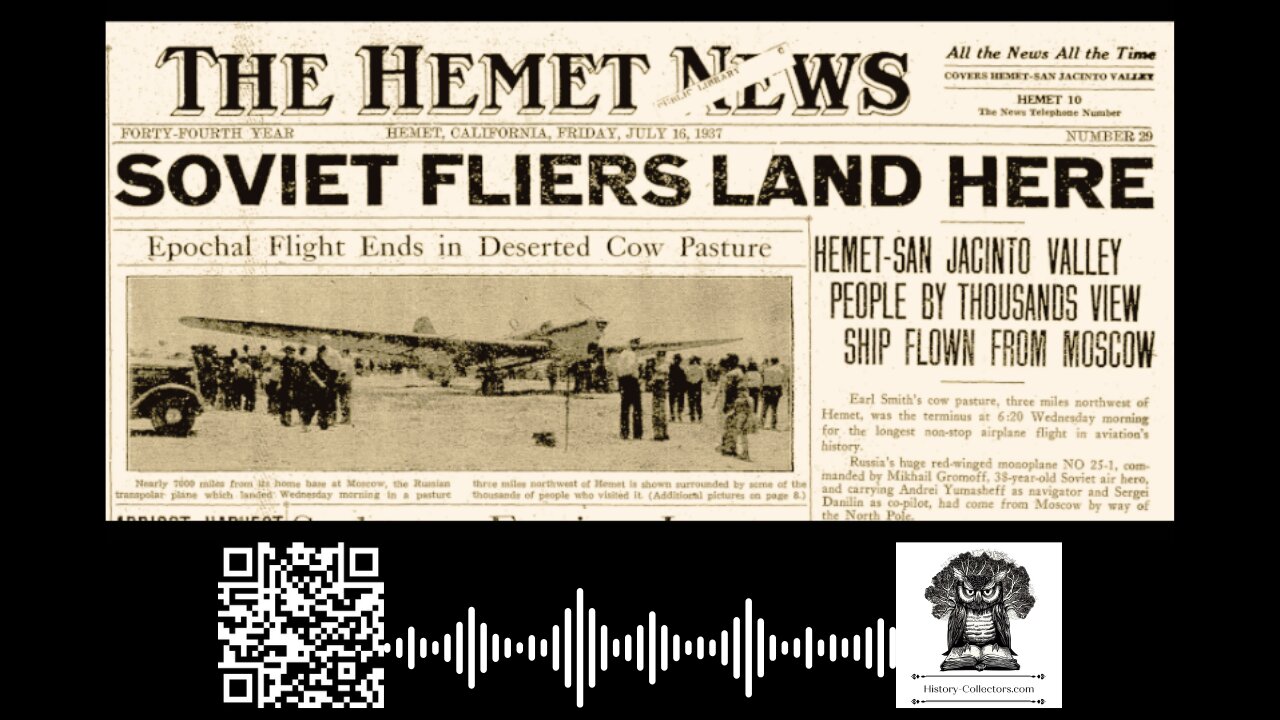 #OnThisDate July 14, 1937: Polar Triumph