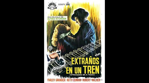 Extraños en un tren 1951 HD 1080 Español Completa Alfred Hitchcock