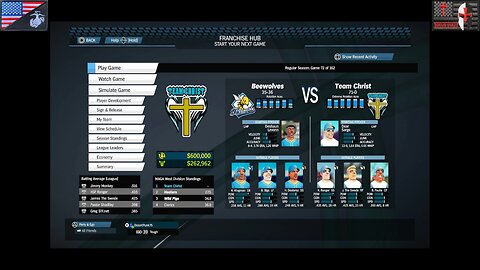 Based Sportsball 2025: Regular Season - Game #72 [Team Christ vs. Beewolves]