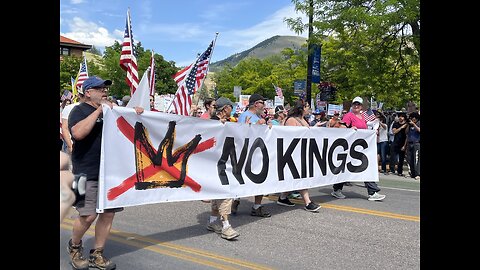 "No Kings" March - Missoula, Montana - June 14 2025