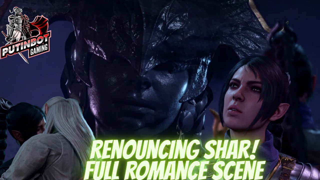 BG3 Shadowheart Defying Shar with Male Elf Ranger Shannon Silverleaf RARE ROMANCE SCENE