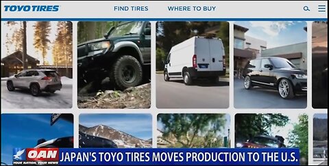 JAPAN'S TOYO TIRES MOVES PRODUCTION TO THE U.S.