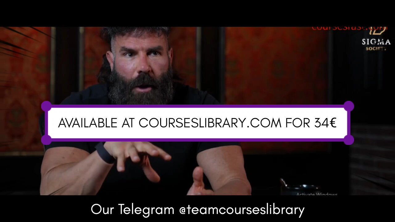 Dan Bilzerian Sigma Society: Optimal Game System Course