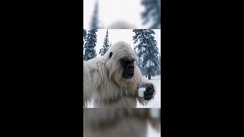 Bigfoot tries breakfast