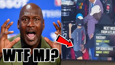 Michael Jordan CRUSHED after CREEPY video of him with LITTLE BOY GOES VIRAL after Daytona 500 win!