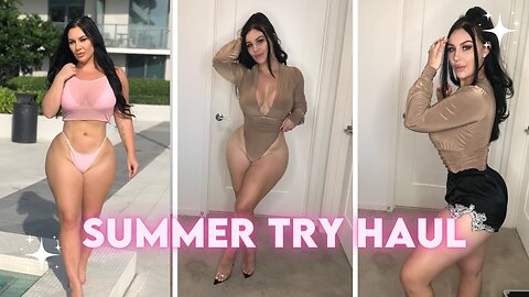 SUMMER DRESS TRY ON HAUL | LOVING THESE SUMMER FASHION LOOKS 😍 THE PERFECT FIT 😍 