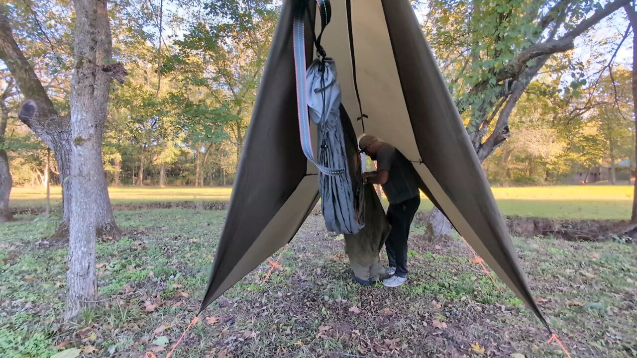 Crisp Fall Hammock Camp