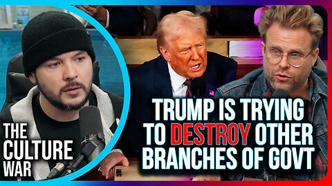 Trump Is Trying To DESTROY Other Branches of Government Claims Adam Conover, DEFENDS Rogue Judges