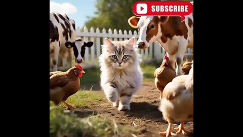 “Farm Cats Exploring the Fields | Funny & Cute Moments”