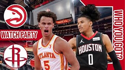 Atlanta Hawks vs Houston Rockets | Live Play by Play | Watch Party Stream | #nba 3-25-25 Game 🔥🏀