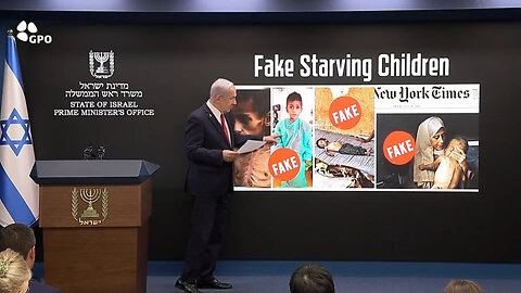 WATCH: NETANYAHU SPEAKS on press bias, fake news, and rewarding Hamas with a "Palestinian State"