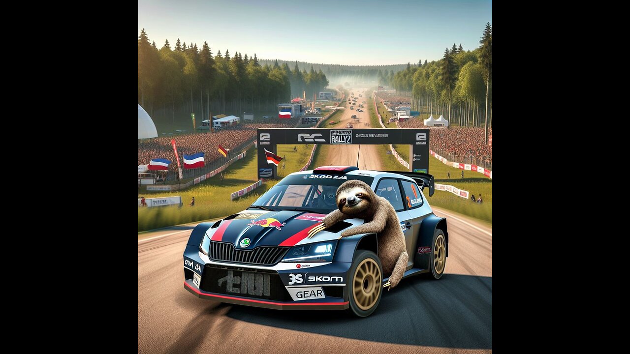 Sloth WRC Estonia Last Stage #WRC #simracinggear