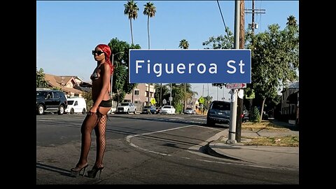 Calm morning in South Los Angeles, California