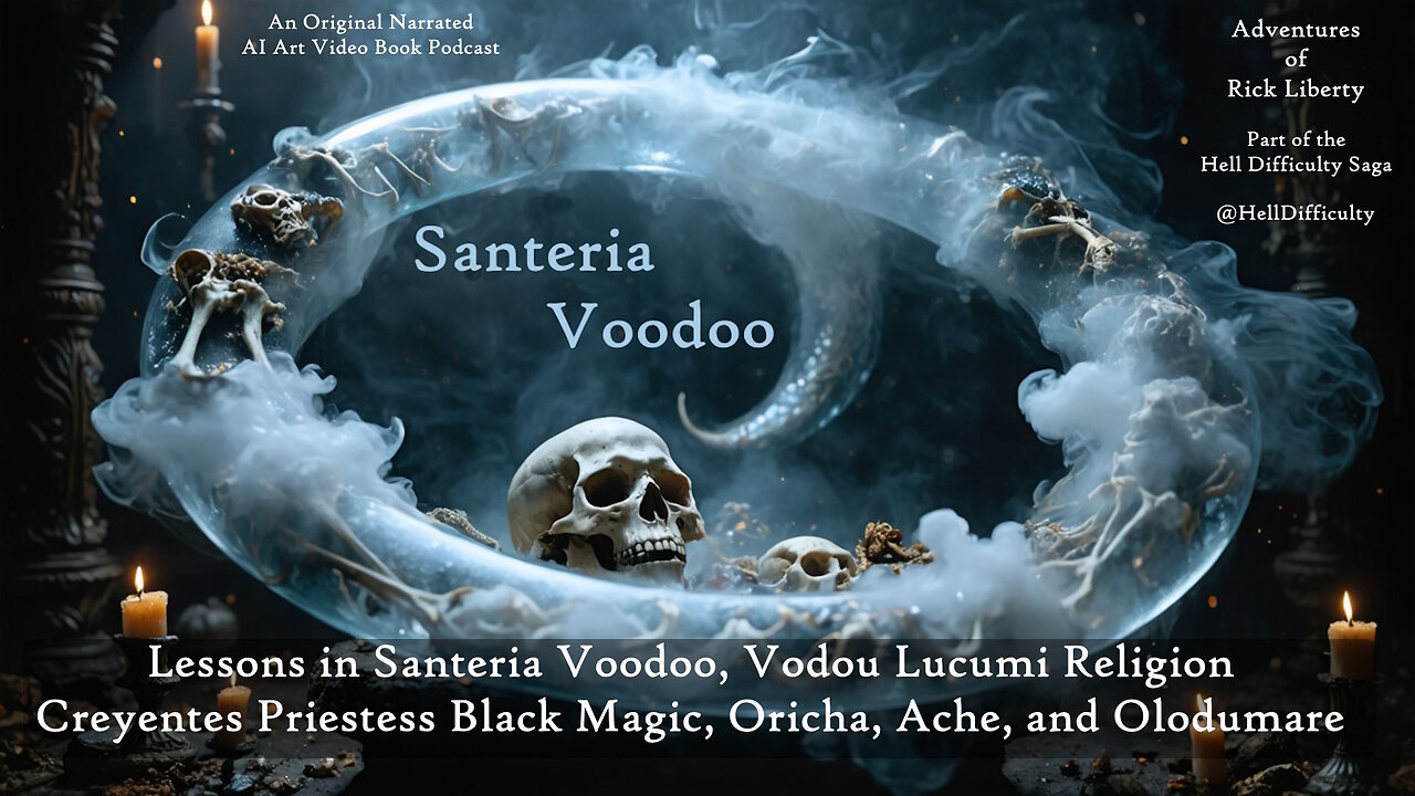 E408 Lessons in Santeria Voodoo Lucumi Creyentes Priestess Black Magic Oricha Ache Olodumare