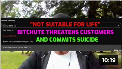 "BitChute Self-Destructs - Declared 'Unfit for Existence'"