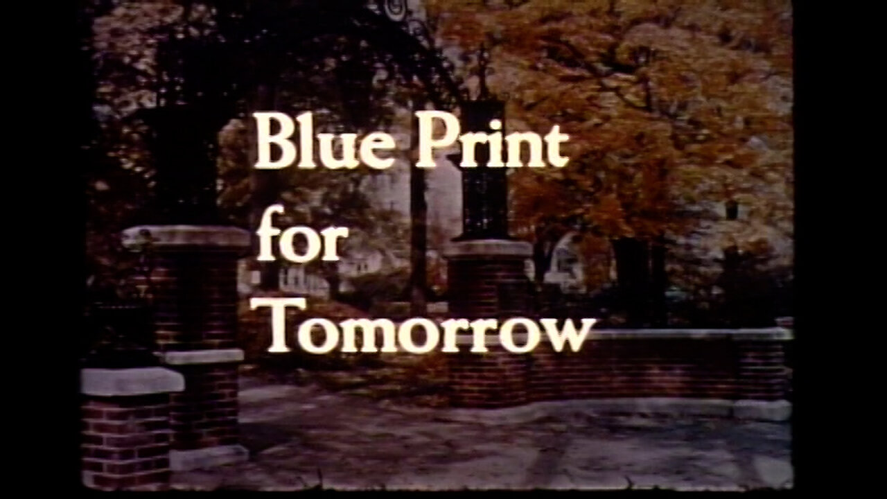 1958 - DePauw University's 'Blue Print for Tomorrow'