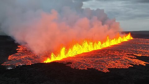 New Volcanic Rift Eruption In Iceland - 7.3 Mag Quake Alaska - North Rim Of Grand Canyon Torched