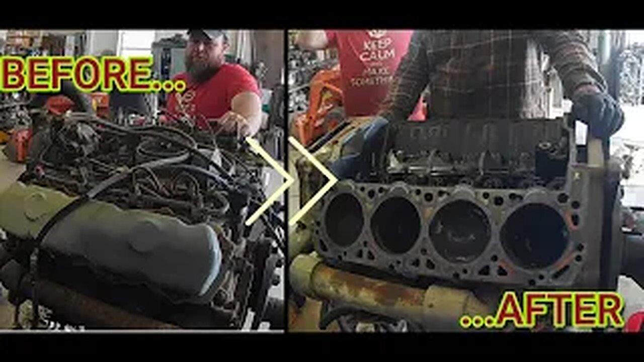 6.9L IDI Ford Top End Tear Down