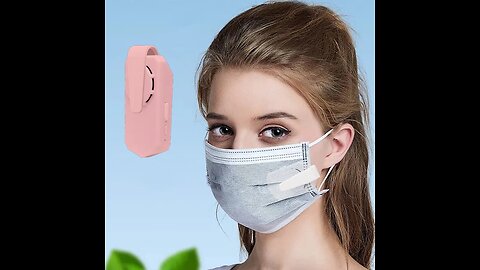 Clip-on Rechargeable Face Mask Mini Fan, for Cycling, Running, Outdoor Sports
