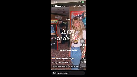A day in the 80’s