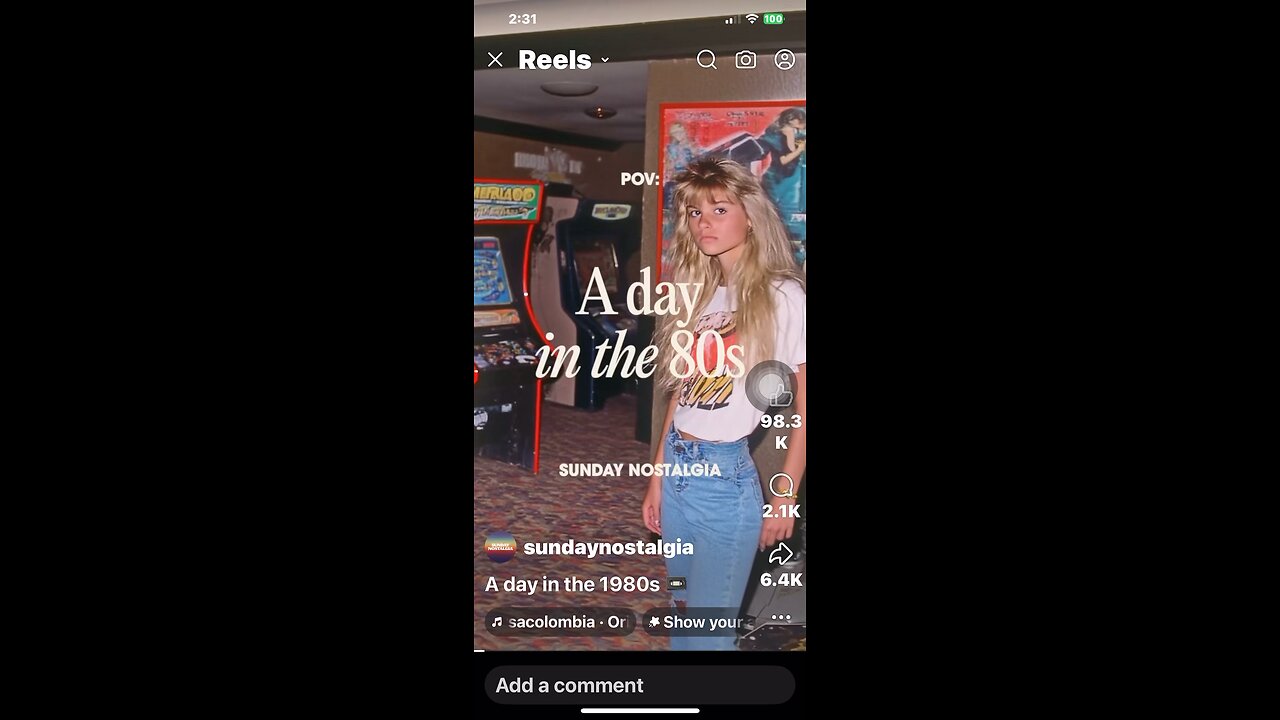 A day in the 80’s