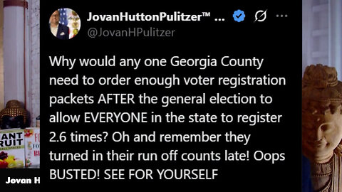 Jovan-Fulton Cy Shred, Ballot Burn at Lawmaker's Home-GA Harvested Signatures to Preload 2020 Runoff