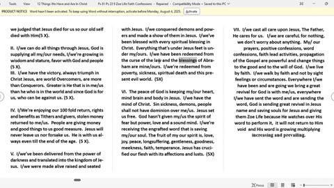 12 IN CHRIST CONFESSIONS 24 MIN.